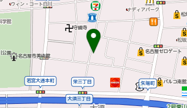 三井のカーシェアーズ リパーク栄第44(自転車禁止)の地図画像