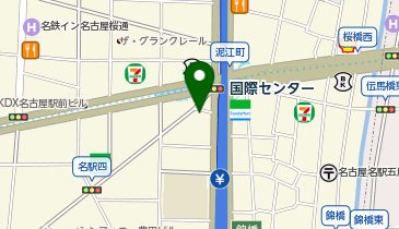 三井のカーシェアーズ リパーク名駅4丁目の地図画像