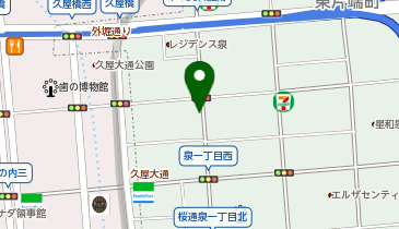 三井のカーシェアーズ リパーク泉第8(自転車禁止)の地図画像