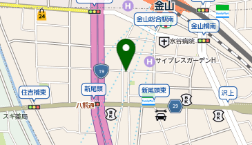 三井のカーシェアーズ リパーク金山駅南第2(自転車禁止)の地図画像