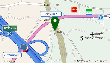 三井のカーシェアーズ リパーク横浜三ツ沢西町(自転車可)の地図画像