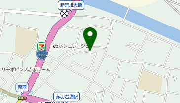 三井のカーシェアーズ リパーク岩淵町第2(自転車可)の地図画像