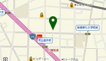 三井のカーシェアーズ リパーク大山金井町第7(自転車可)の地図画像