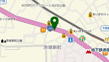 三井のカーシェアーズ リパーク赤塚新町3丁目第2(自転車可)の地図画像