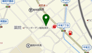 三井のカーシェアーズ リパーク平尾3丁目の地図画像