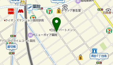 三井のカーシェアーズ リパーク白金1丁目第5(自転車禁止)の地図画像