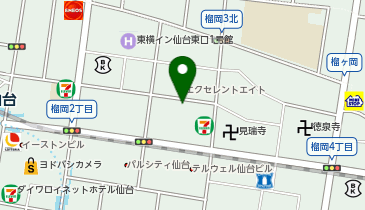 三井のカーシェアーズ リパーク仙台宮城野ビル(2F)(自転車禁止)の地図画像