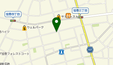 三井のカーシェアーズ 弦巻4丁目第2(自転車禁止)の地図画像