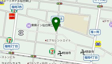 三井のカーシェアーズ リパーク仙台榴岡3丁目(自転車禁止)の地図画像