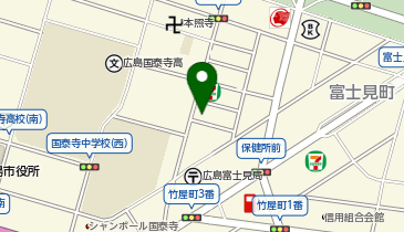 三井のカーシェアーズ リパーク広島富士見町第2(自転車禁止)の地図画像