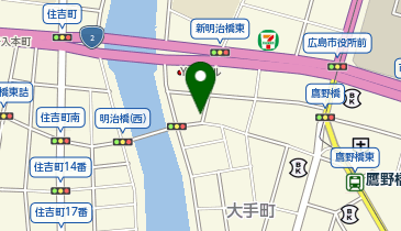 三井のカーシェアーズ リパーク広島大手町5丁目第16の地図画像