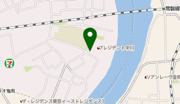 三井のカーシェアーズ リパーク足立中川1丁目(自転車可)の地図画像