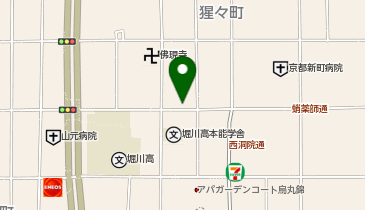 三井のカーシェアーズ リパーク蛸薬師通小川西(自転車禁止)の地図画像