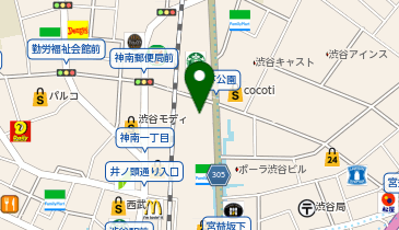 三井のカーシェアーズ 宮下公園南駐車場(自転車禁止)の地図画像