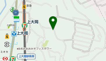 三井のカーシェアーズ リパーク横浜上大岡東1丁目(自転車可)の地図画像