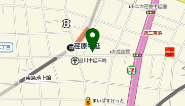 三井のカーシェアーズ リパーク東中延1丁目第2(自転車可)の地図画像