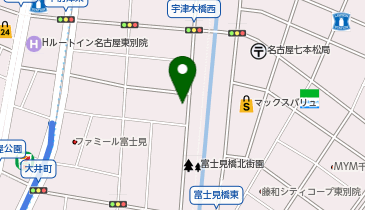 三井のカーシェアーズ リパーク名古屋富士見町第7の地図画像