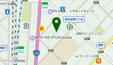 三井のカーシェアーズ リパーク博多駅南1丁目(自転車禁止)の地図画像