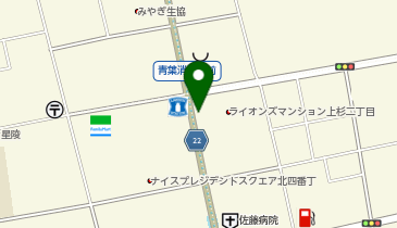 三井のカーシェアーズ リパーク仙台上杉2丁目第4(自転車禁止)の地図画像