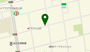 三井のカーシェアーズ リパーク仙台上杉3丁目第2(自転車禁止)の地図画像