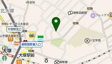 三井のカーシェアーズ リパーク北大塚1丁目(自転車禁止)の地図画像