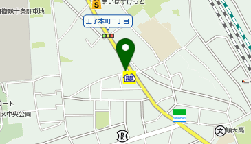 三井のカーシェアーズ リパーク王子本町2丁目(自転車可)の地図画像