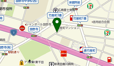 三井のカーシェアーズ リパーク広島竹屋町(自転車禁止)の地図画像