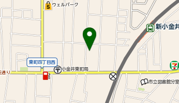 三井のカーシェアーズ リパーク小金井東町4丁目(自転車可)の地図画像