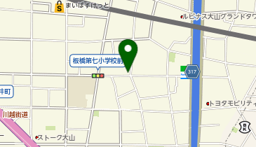 三井のカーシェアーズ リパーク大山金井町第9(自転車可)の地図画像