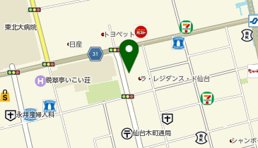 三井のカーシェアーズ リパーク仙台二日町第9(自転車禁止)の地図画像