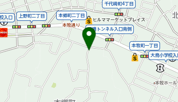 三井のカーシェアーズ リパーク横浜本郷町3丁目第4(自転車可)の地図画像