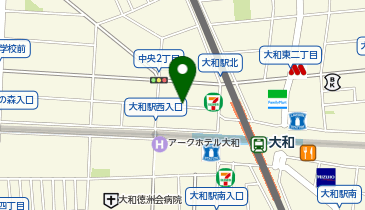 三井のカーシェアーズ リパーク大和中央2丁目第3(自転車可)の地図画像