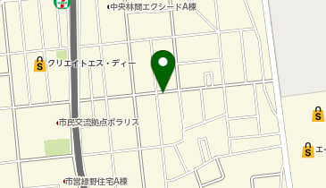 三井のカーシェアーズ リパーク中央林間2丁目(自転車可)の地図画像