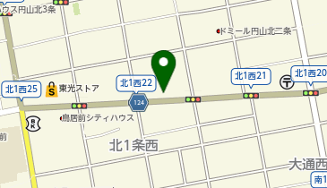 三井のカーシェアーズ リパーク札幌北1西22(自転車禁止)の地図画像