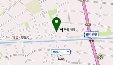 三井のカーシェアーズ 北糀谷1丁目第1(自転車禁止)の地図画像