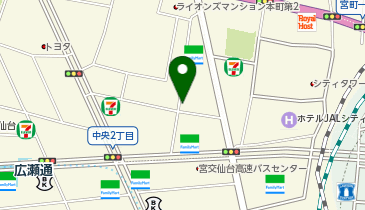 三井のカーシェアーズ リパーク仙台本町第2(自転車禁止)の地図画像