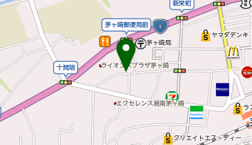 三井のカーシェアーズ リパーク茅ケ崎十間坂1丁目第2(自転車可)の地図画像