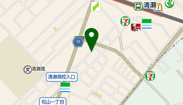 三井のカーシェアーズ リパーク清瀬松山1丁目(自転車可)の地図画像