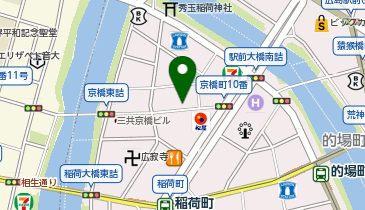 三井のカーシェアーズ リパーク広島京橋町第8(自転車禁止)の地図画像