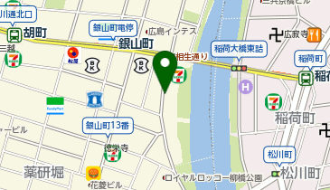 三井のカーシェアーズ リパーク広島銀山町第17(自転車禁止)の地図画像