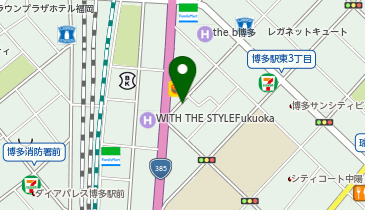 三井のカーシェアーズ リパーク博多駅南1丁目第2(自転車禁止)の地図画像