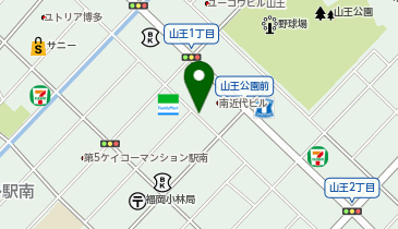 三井のカーシェアーズ リパーク博多駅南4丁目第2(自転車禁止)の地図画像