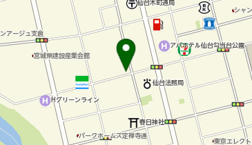 三井のカーシェアーズ リパーク仙台木町通1丁目(自転車禁止)の地図画像