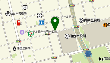 三井のカーシェアーズ リパーク仙台二日町第3(自転車禁止)の地図画像