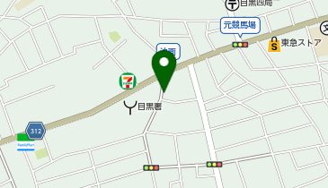 三井のカーシェアーズ リパーク下目黒5丁目第6(自転車禁止)の地図画像