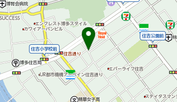 三井のカーシェアーズ リパーク博多住吉4丁目第2(自転車禁止)の地図画像