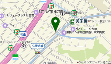 三井のカーシェアーズ リパーク那覇市久茂地2丁目第22(自転車禁止)の地図画像