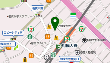 三井のカーシェアーズ リパーク相模大野駅前(自転車禁止)の地図画像