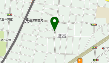 三井のカーシェアーズ リパーク鷹番1丁目第4(自転車可)の地図画像