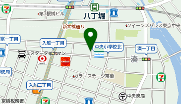 三井のカーシェアーズ リパーク入船1丁目第2(自転車可)の地図画像